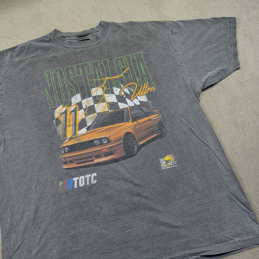 Train of Thought Collective Racing T-Shirt Mens 4X Black Nostalgia Ultra BMW E30